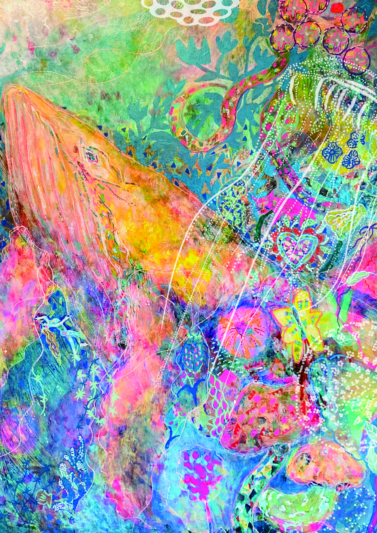 【佐藤亜有子】カルチャー水族館 木製パネル