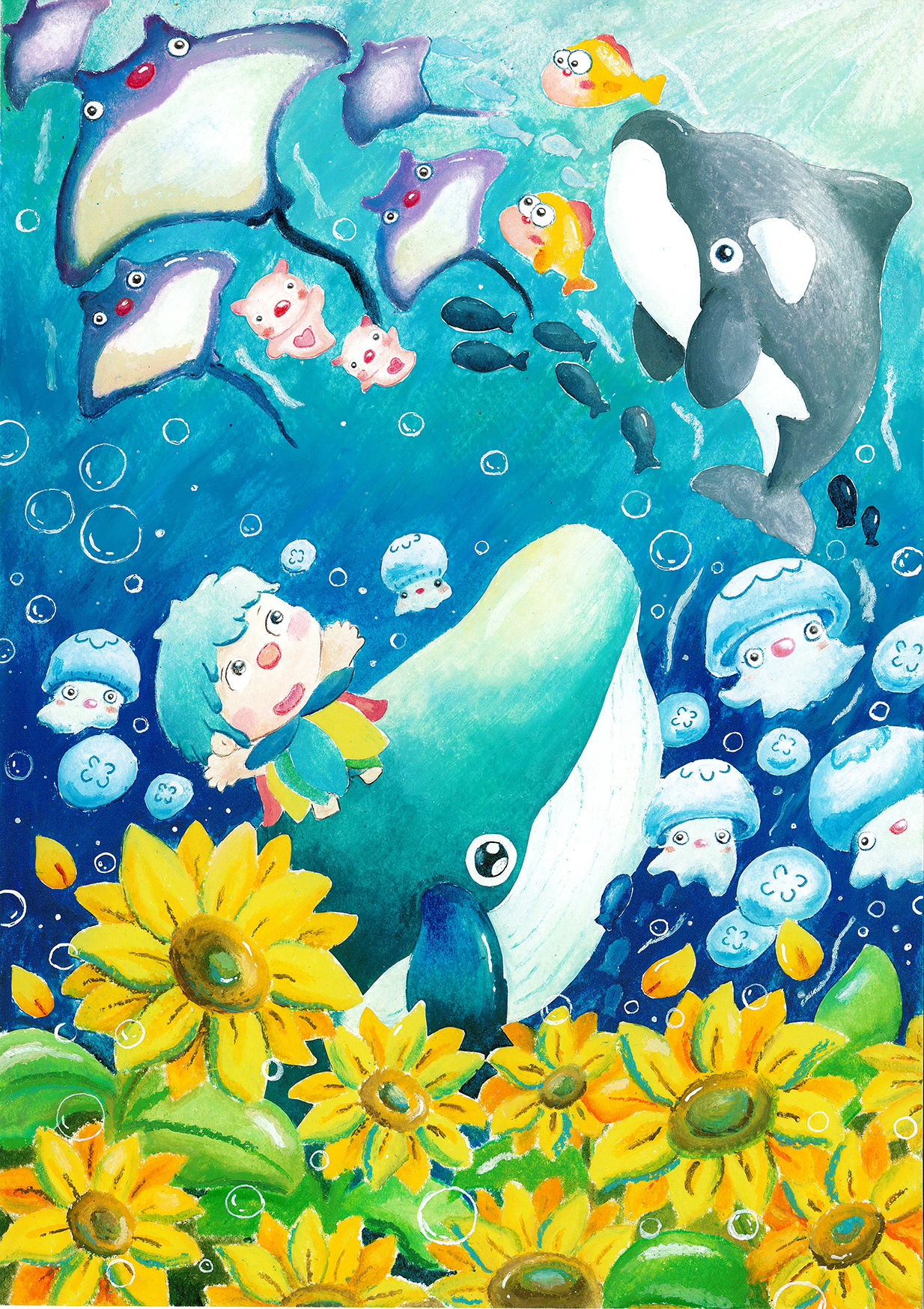 【あやとと】カルチャー水族館 木製パネル